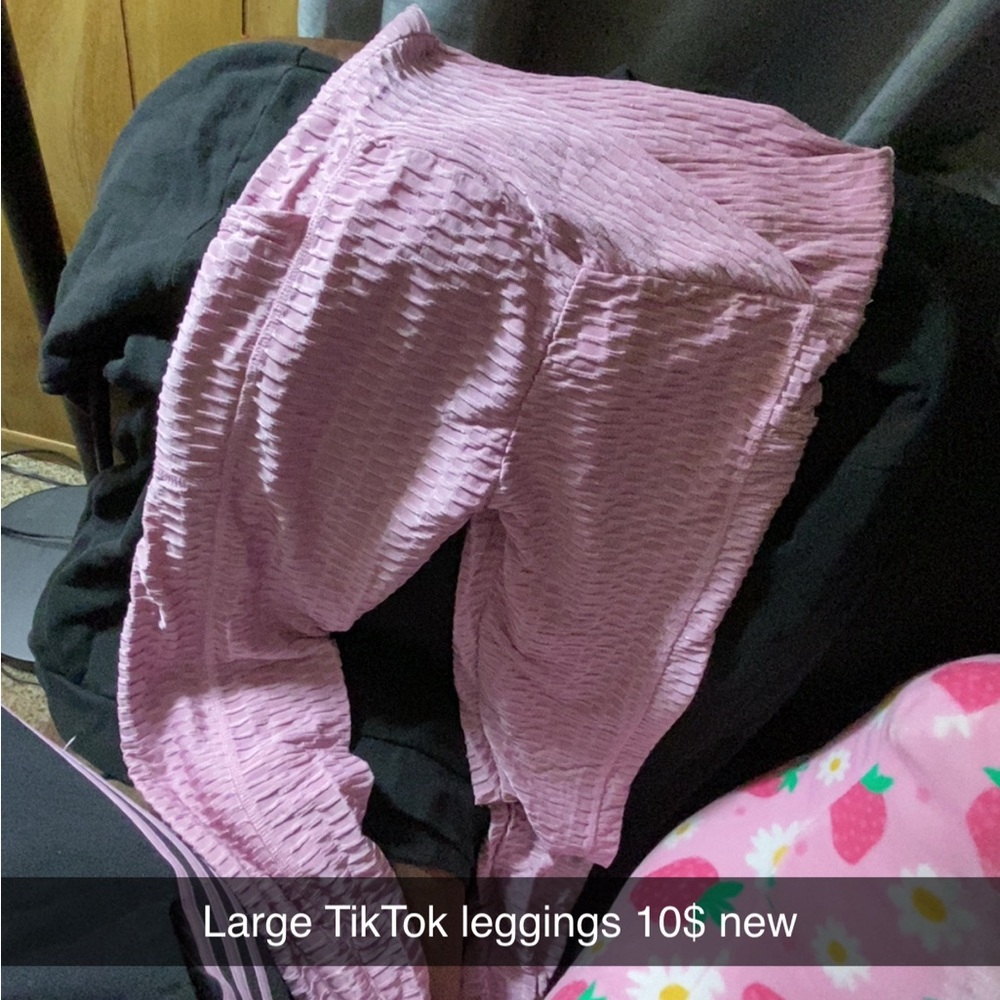Pink Women Leggings